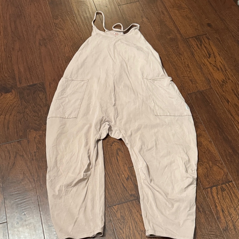 Free People Khaki Tan FP Movement Hot Shot Onesie - Picture 4 of 7